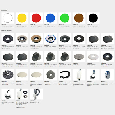 accessori per monospazzola pavimenti professionale